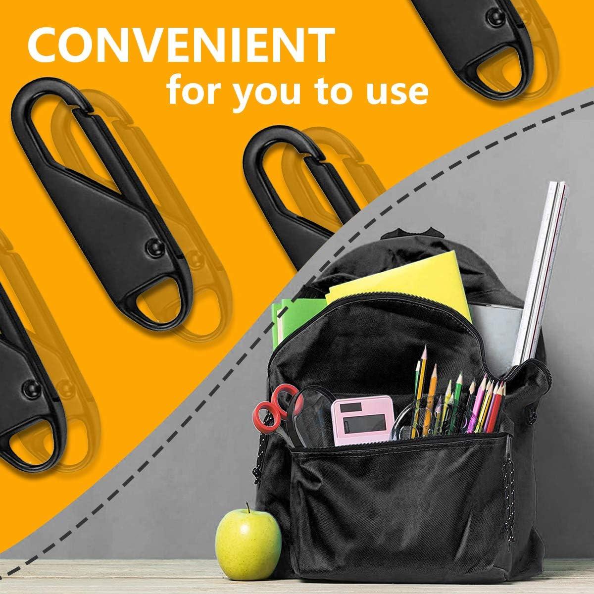 Kit de Reparación de Cremalleras PAPOLGO - 4 Piezas Metal Negro