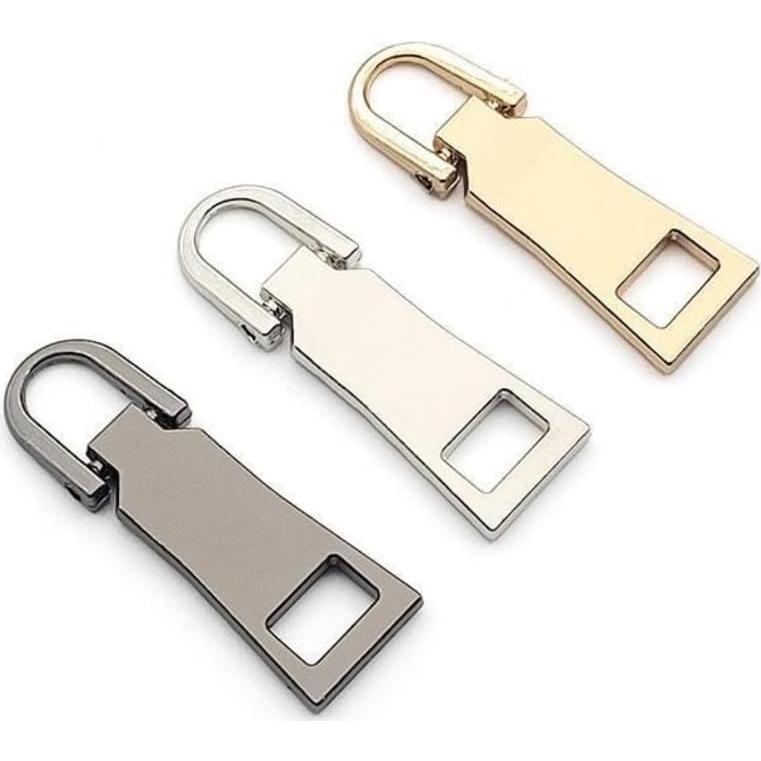 Tirador de Cremallera TypoGrove Dorado para Reparación de Equipaje