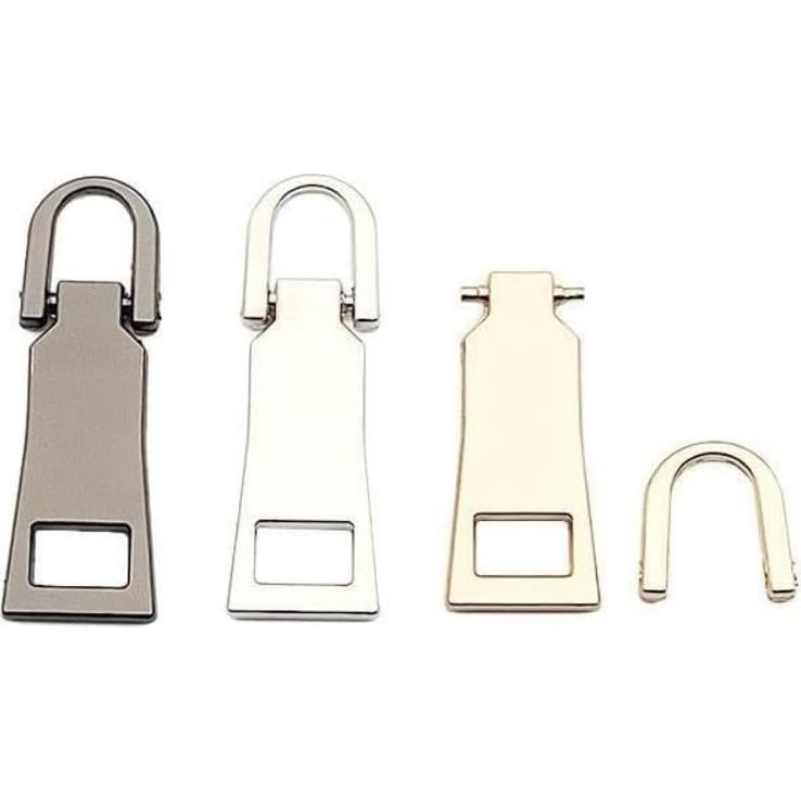 Tirador de Cremallera TypoGrove Dorado para Reparación de Equipaje