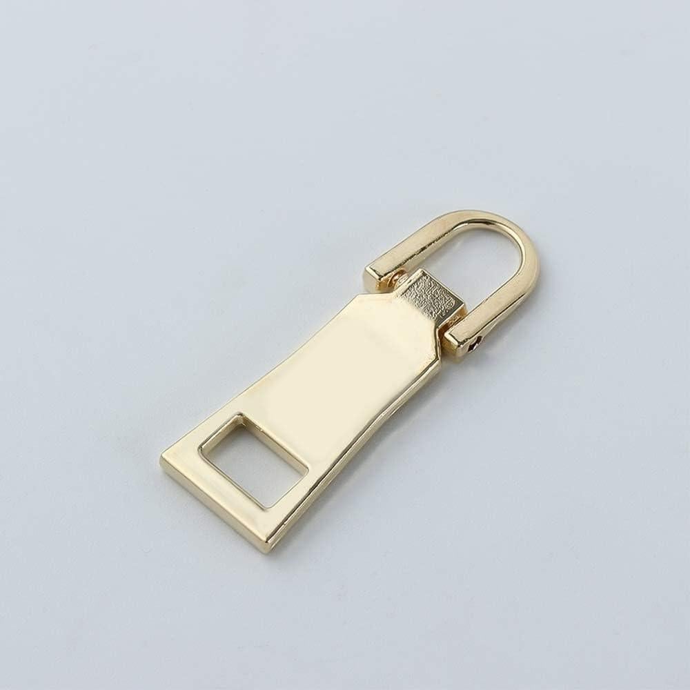 Tirador de Cremallera TypoGrove Dorado para Reparación de Equipaje