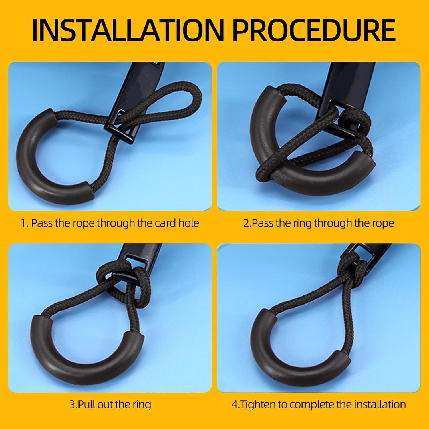 Tiradores de Cremallera Nylon U 12 Piezas North Face