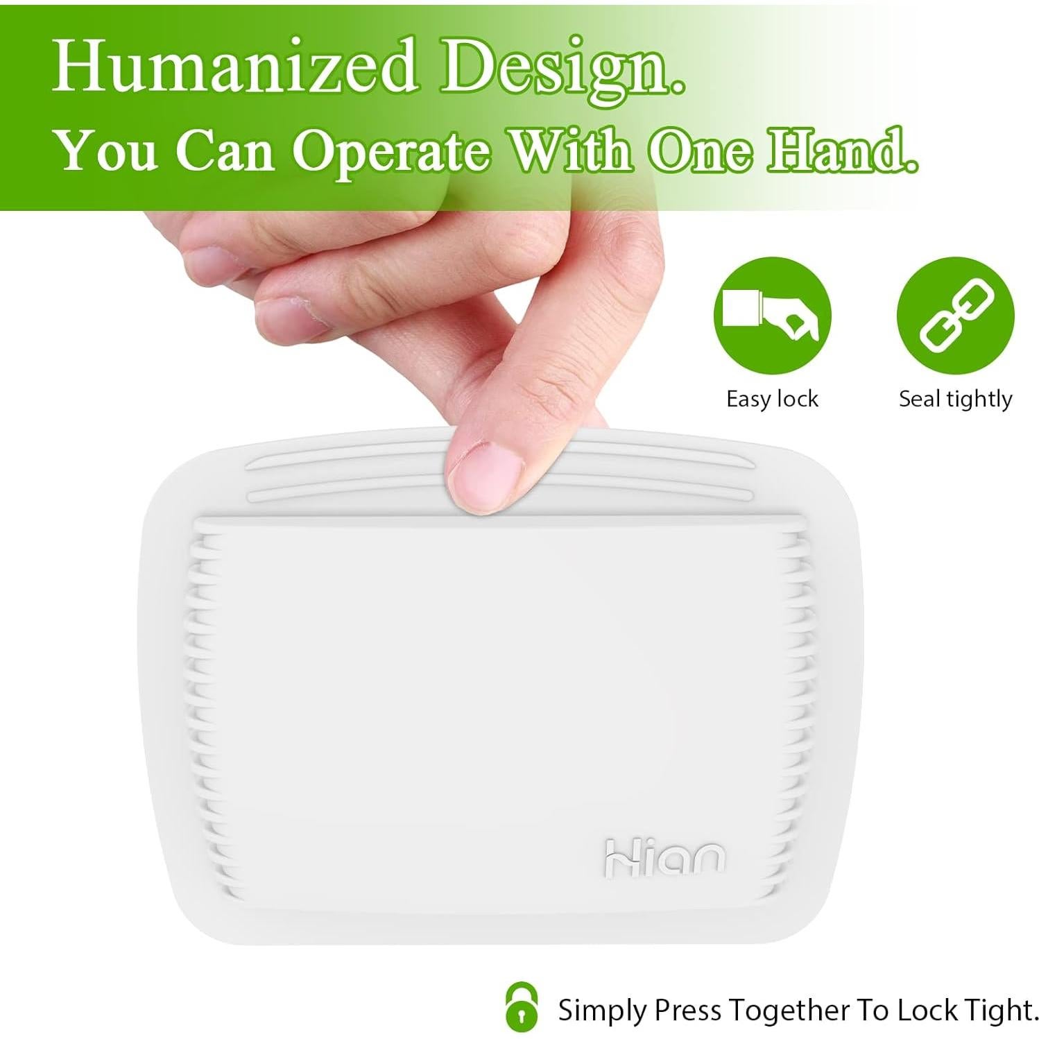 Organizador de Pastillas Hion 4 Piezas Silicona Blanco