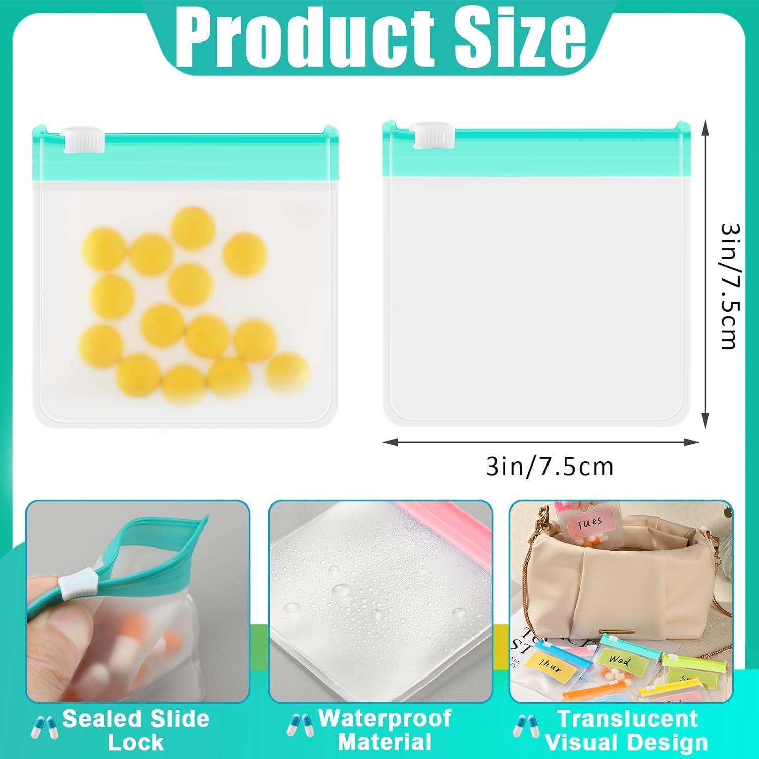 Set 25 Bolsas de Píldoras Reutilizables MARFOREVER 75x75mm