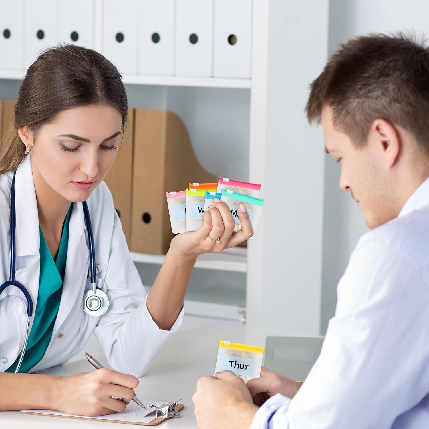 Set 25 Bolsas de Píldoras Reutilizables MARFOREVER 75x75mm