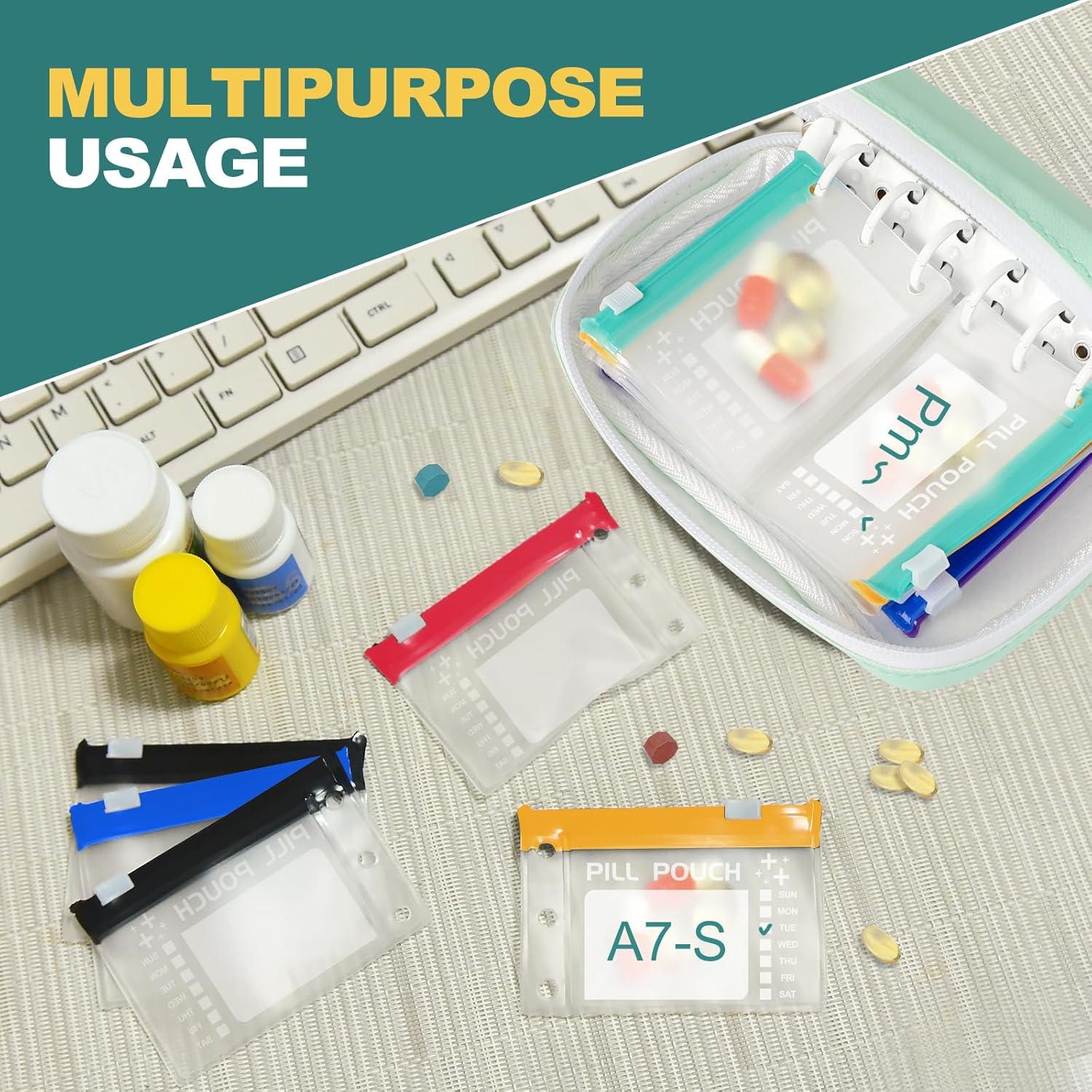 Organizador de Pastillas Timueetech A7-S Verde a Prueba de Agua