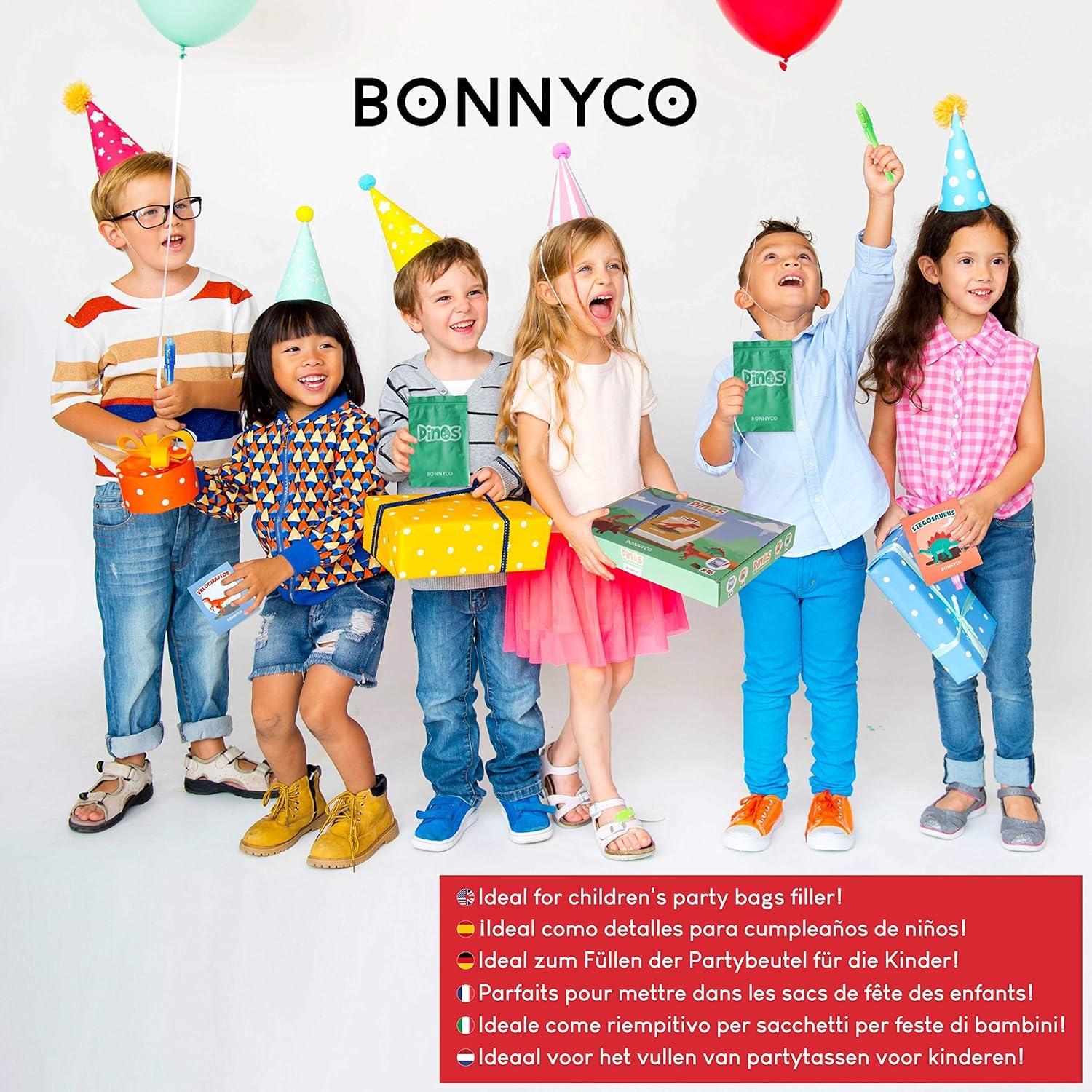 BONNYCO Paquete 32 Bolígrafos Tinta Invisible Dinosaurios