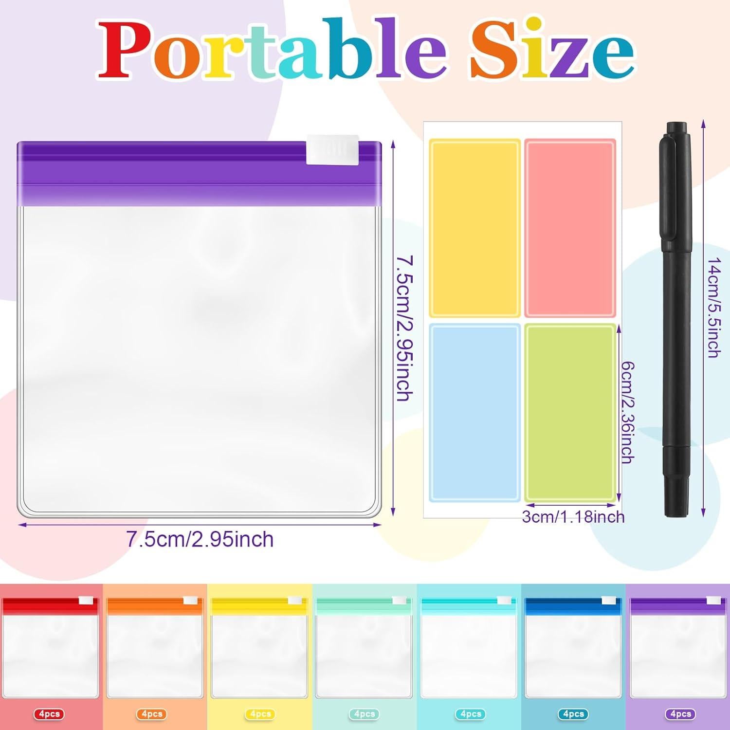 39 Piezas Bolsas Organizadoras de Pastillas ProSuites Reutilizables