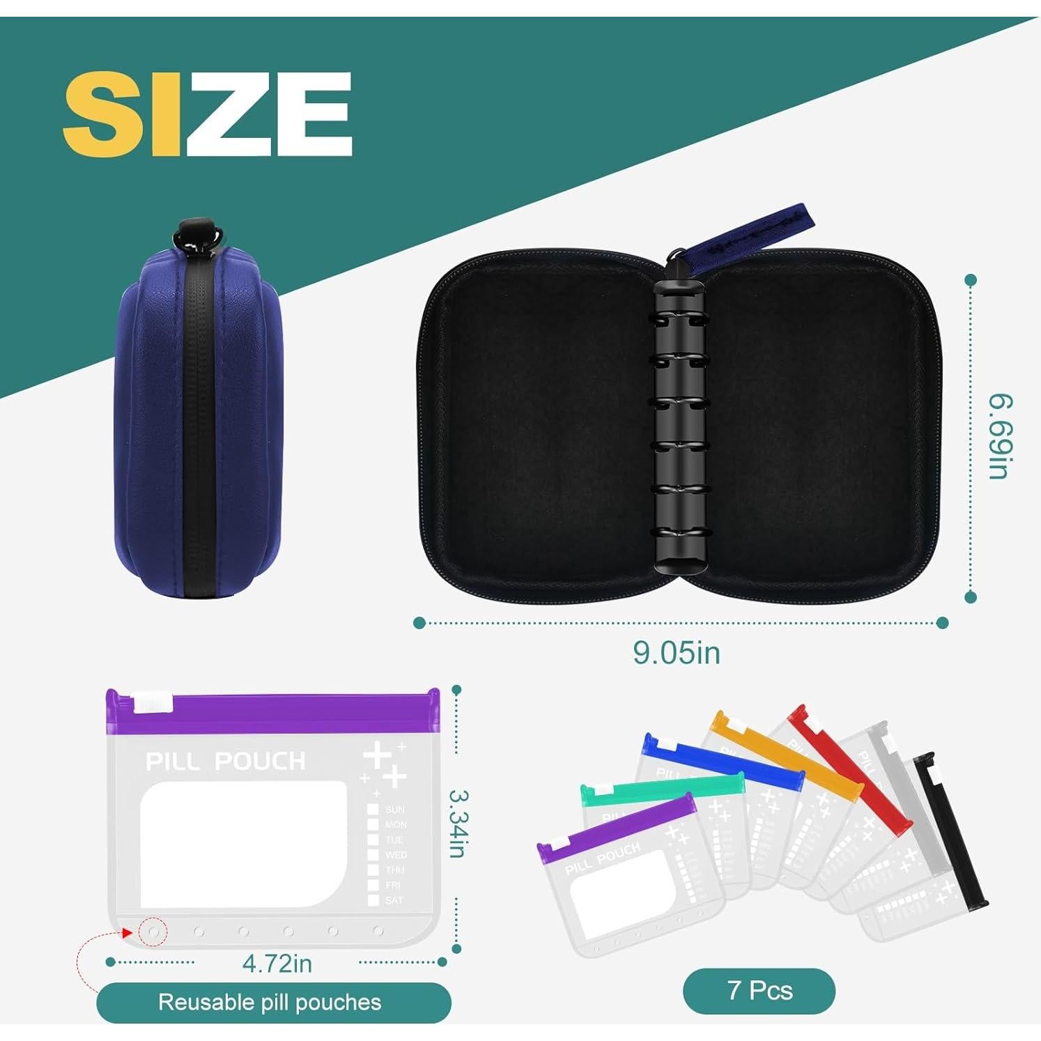 Organizador de Pastillas Timueetech A7-L a Prueba de Agua