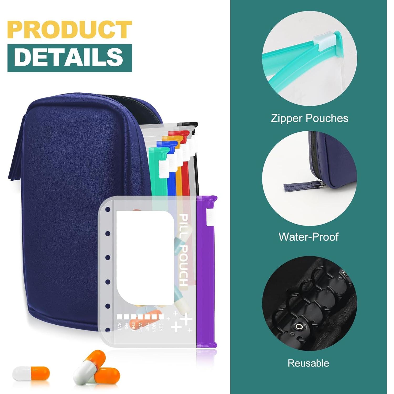 Organizador de Pastillas Timueetech A7-L a Prueba de Agua