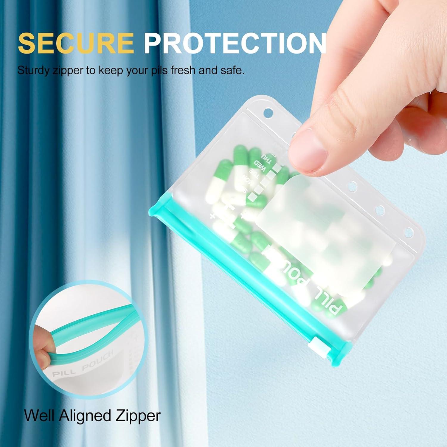 Juego de Bolsas de Pastillas Reutilizables A7-L Timueetech