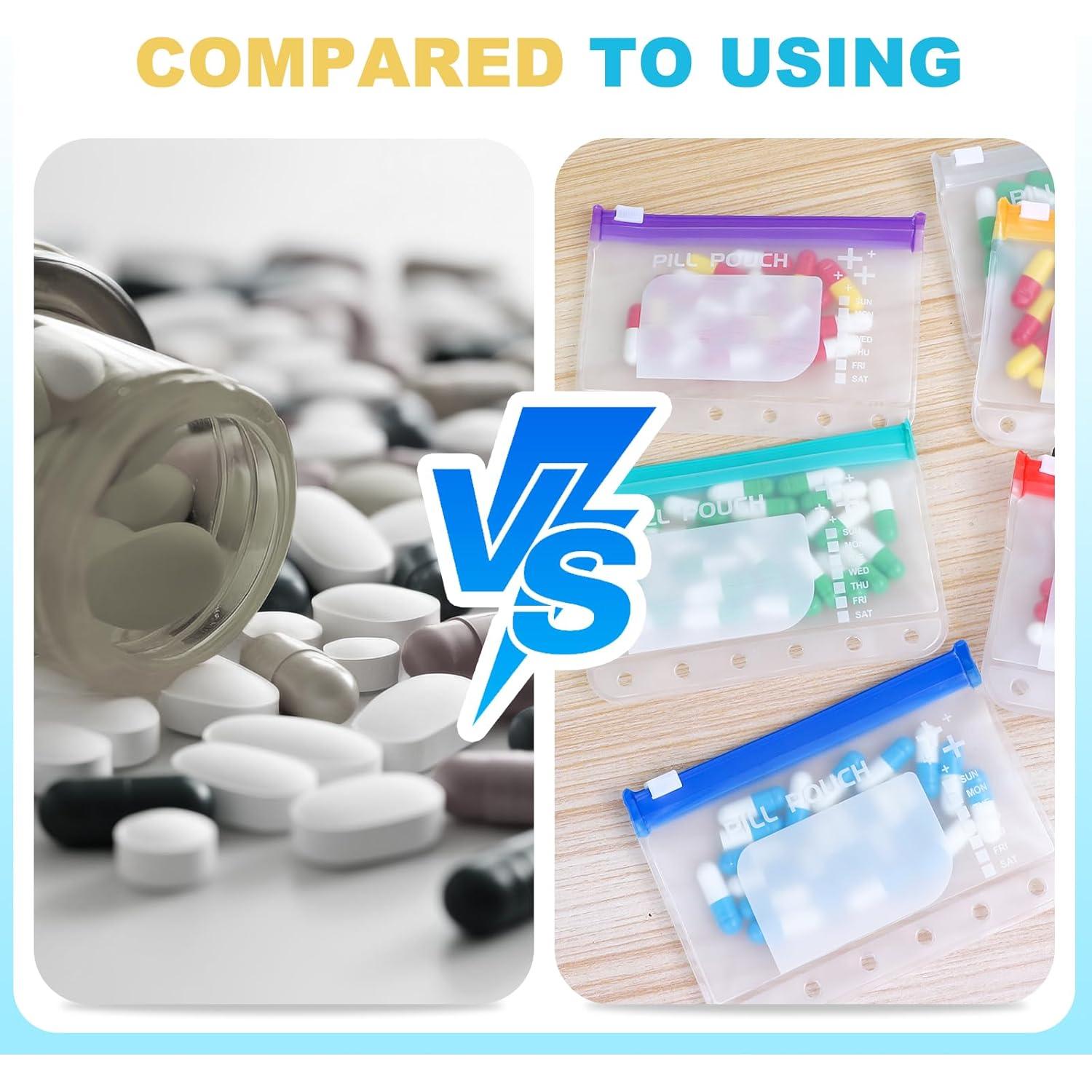 Juego de Bolsas de Pastillas Reutilizables A7-L Timueetech