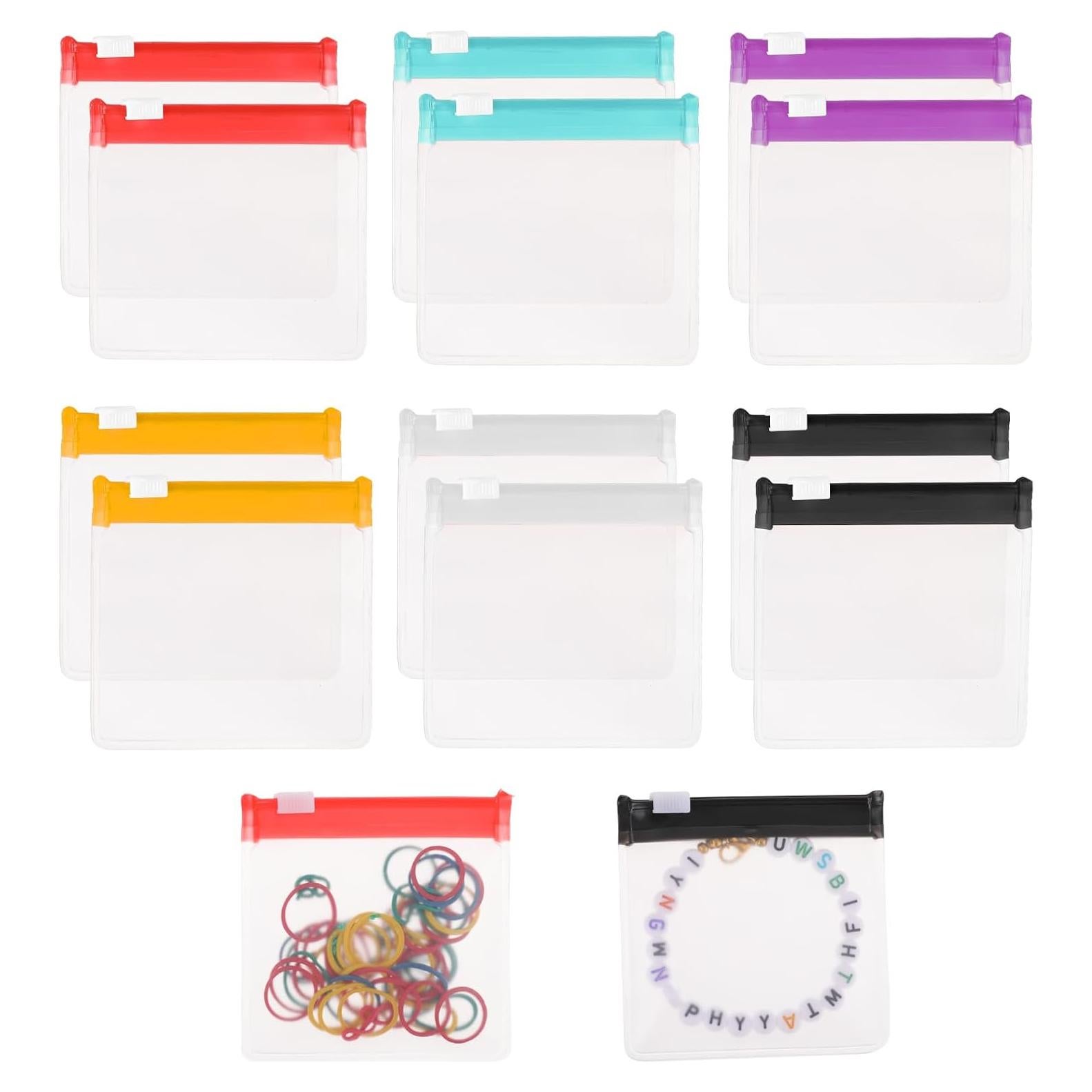 12 Bolsas de Medicamentos Reutilizables Abeillo 7.5x7.5cm