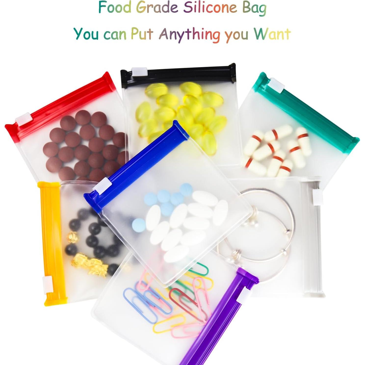 Juego de 28 Bolsas de Pastillas Reutilizables SUPPHOUS 7 Colores