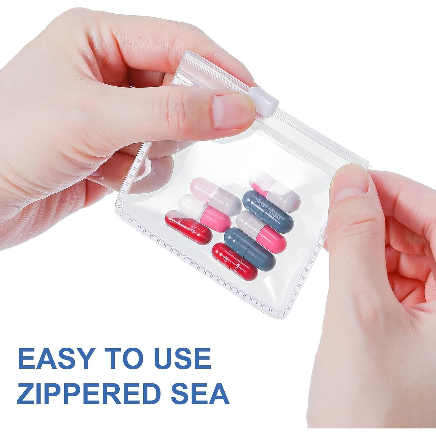 Meanplan 26 Pzs Bolsas Reutilizables Transparentes con Cierre