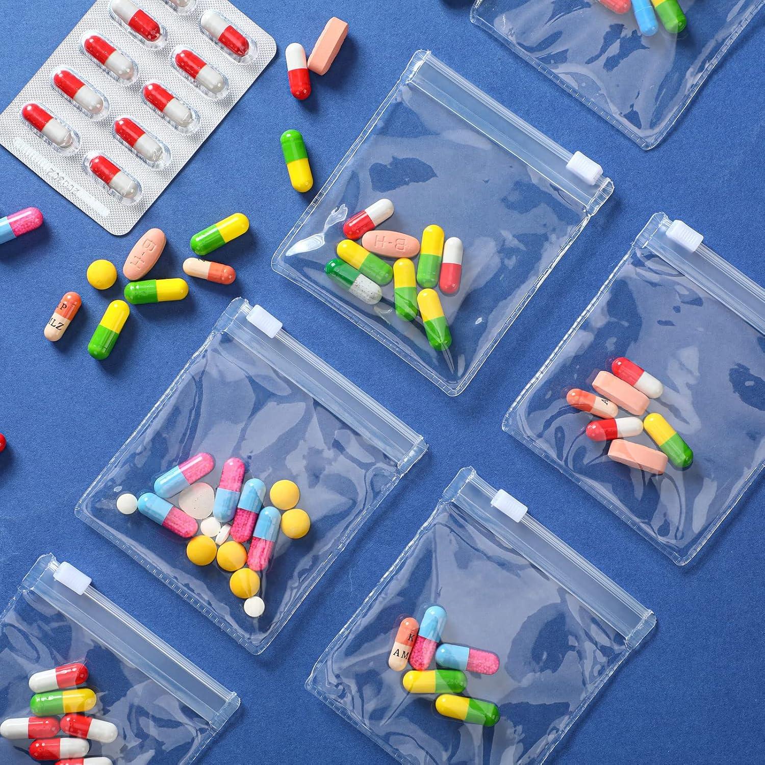 Bolsas de pastillas Zonon reutilizables 12 piezas 8.26x8.89cm