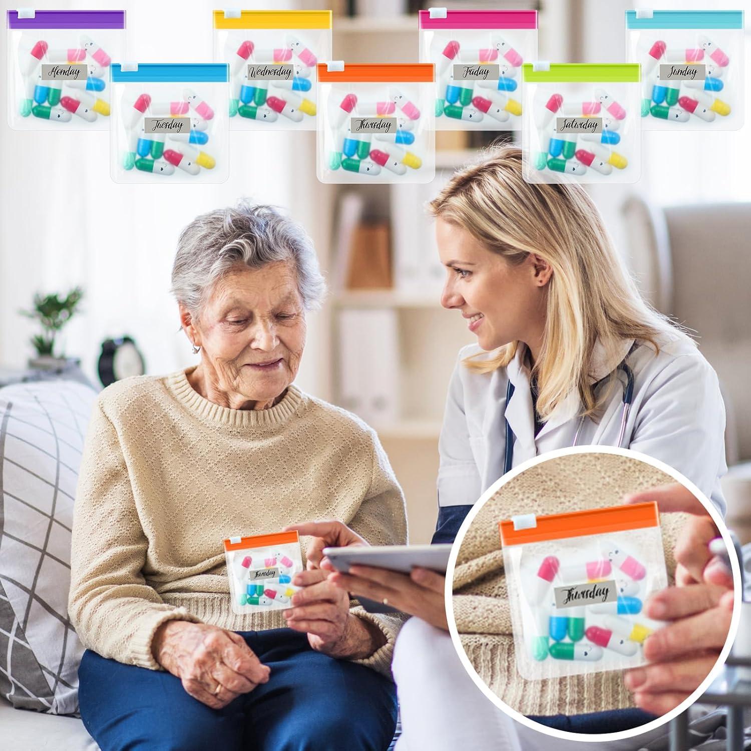 Set 29 Bolsas de Píldoras Reutilizables Sherr 7.6x7.6cm