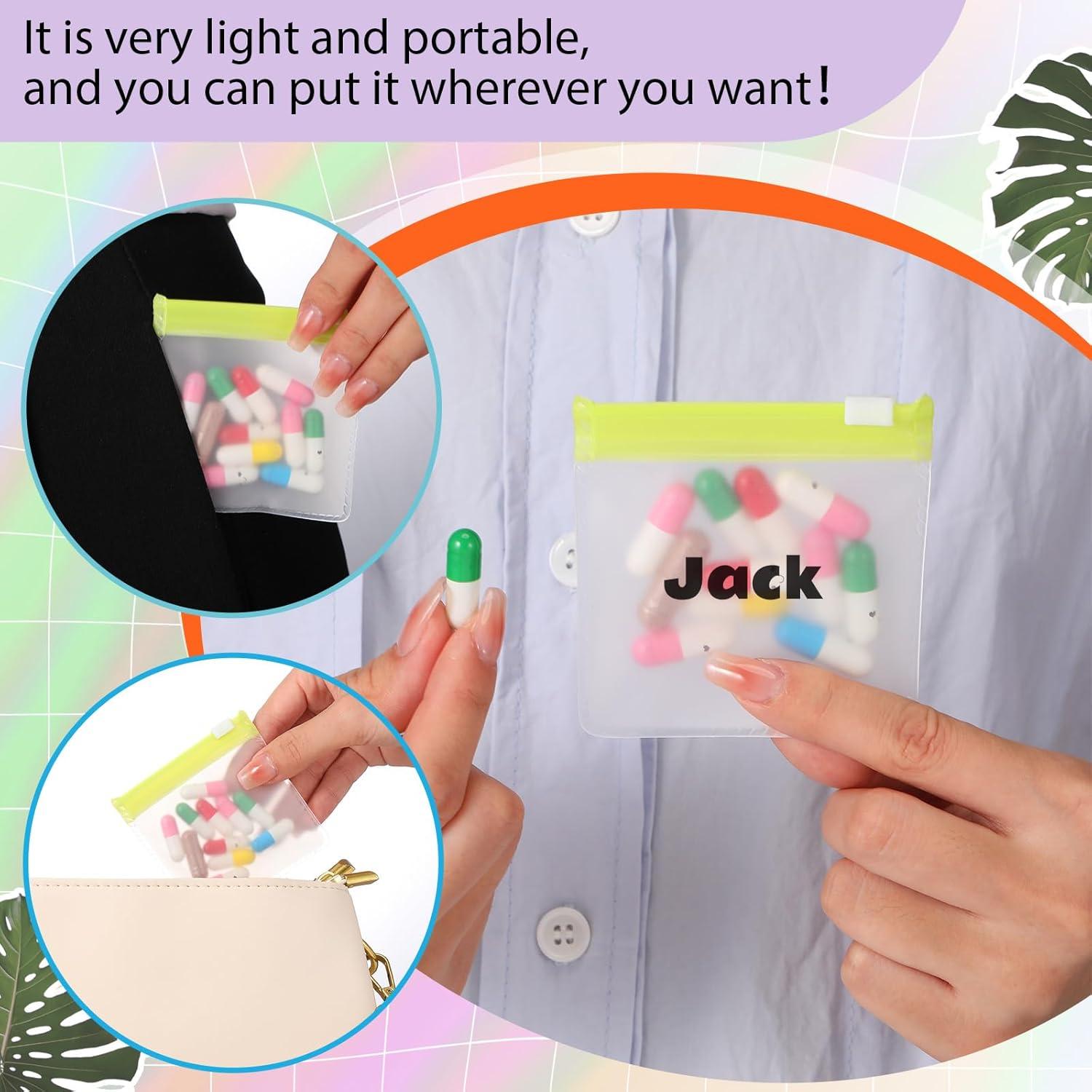 Set 29 Bolsas de Píldoras Reutilizables Sherr 7.6x7.6cm