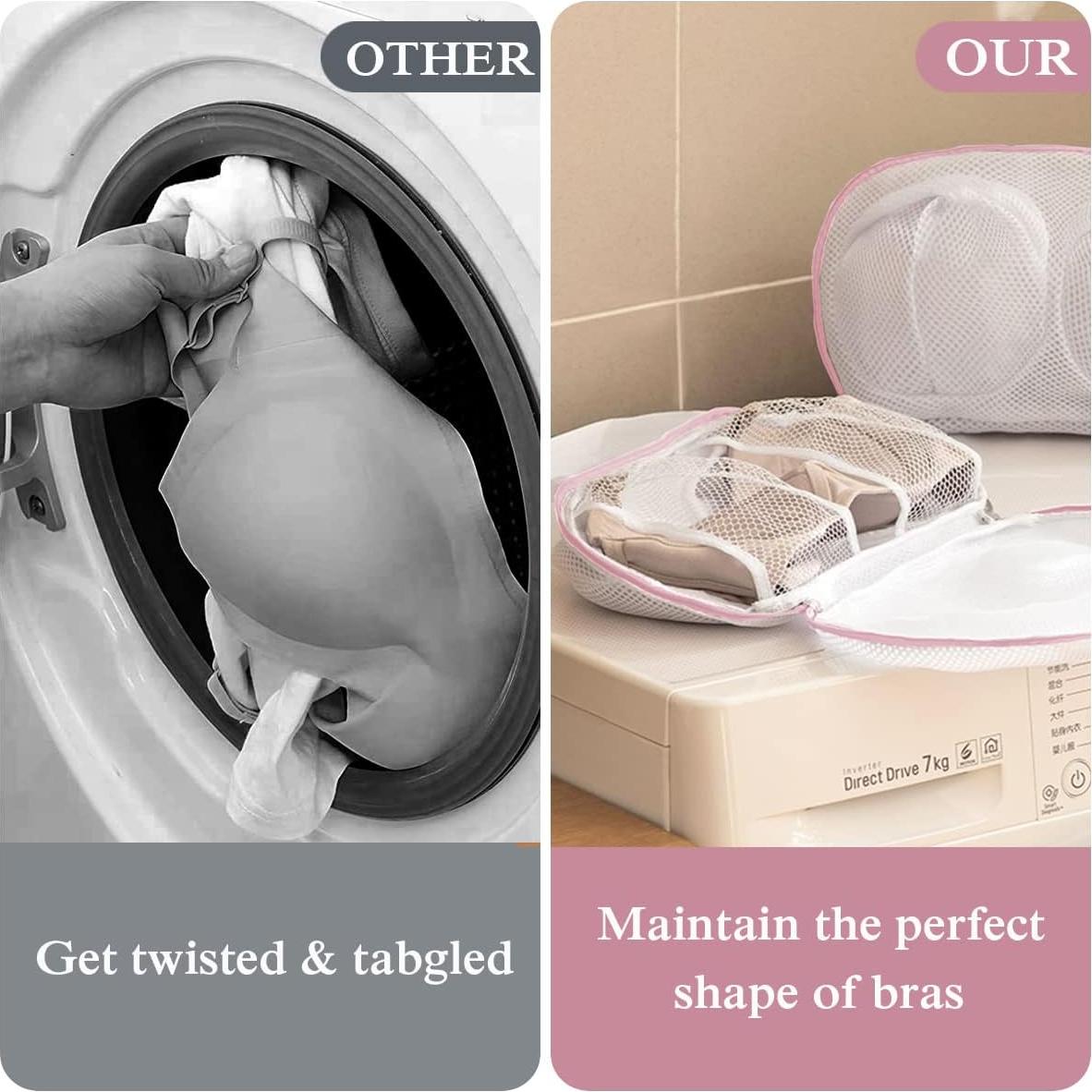 Bolsas grandes para lavar sujetadores KISYONGUS - 4 unidades