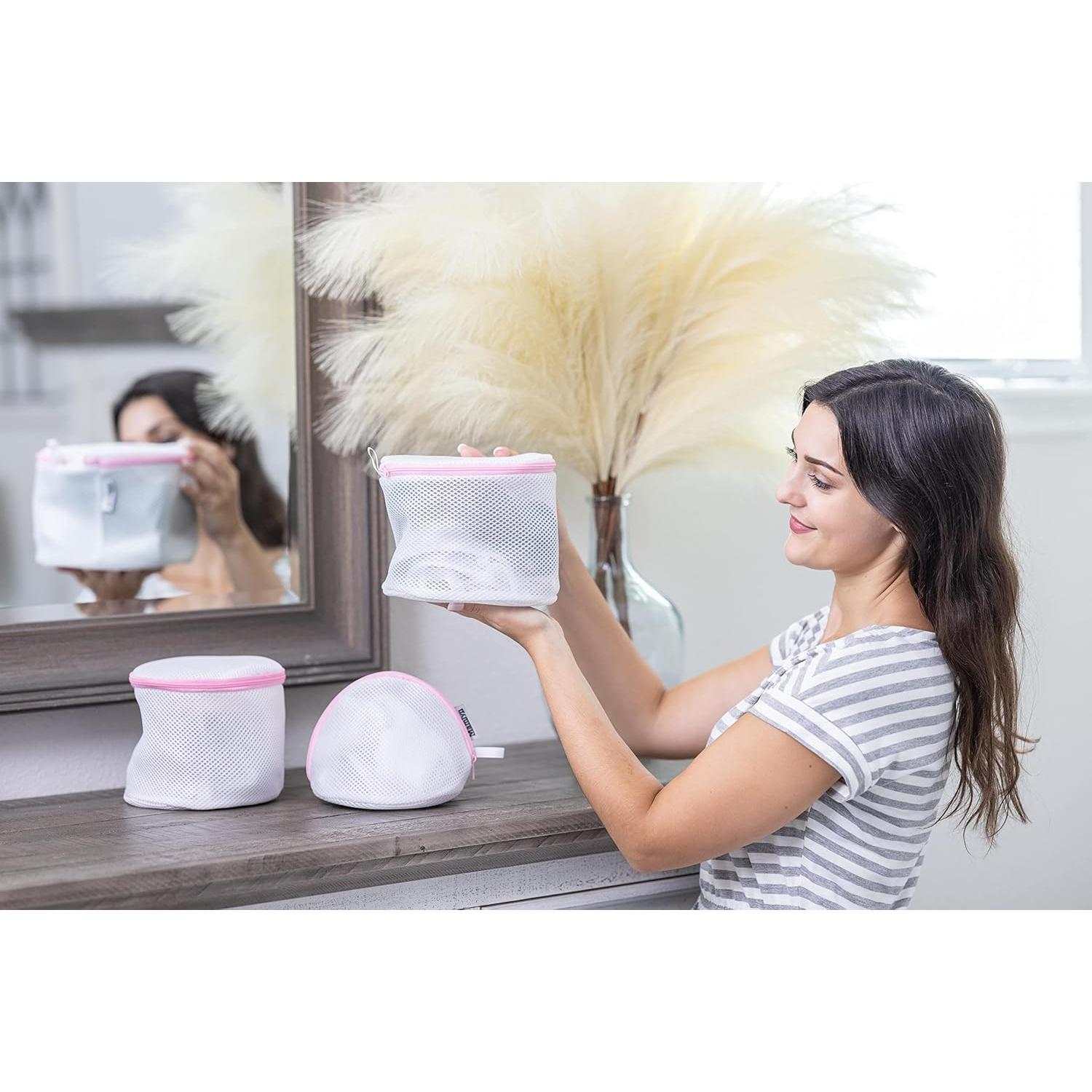 Bolsas de Malla para Sujetadores Mamlyn - 2 Medianas 15x17 cm