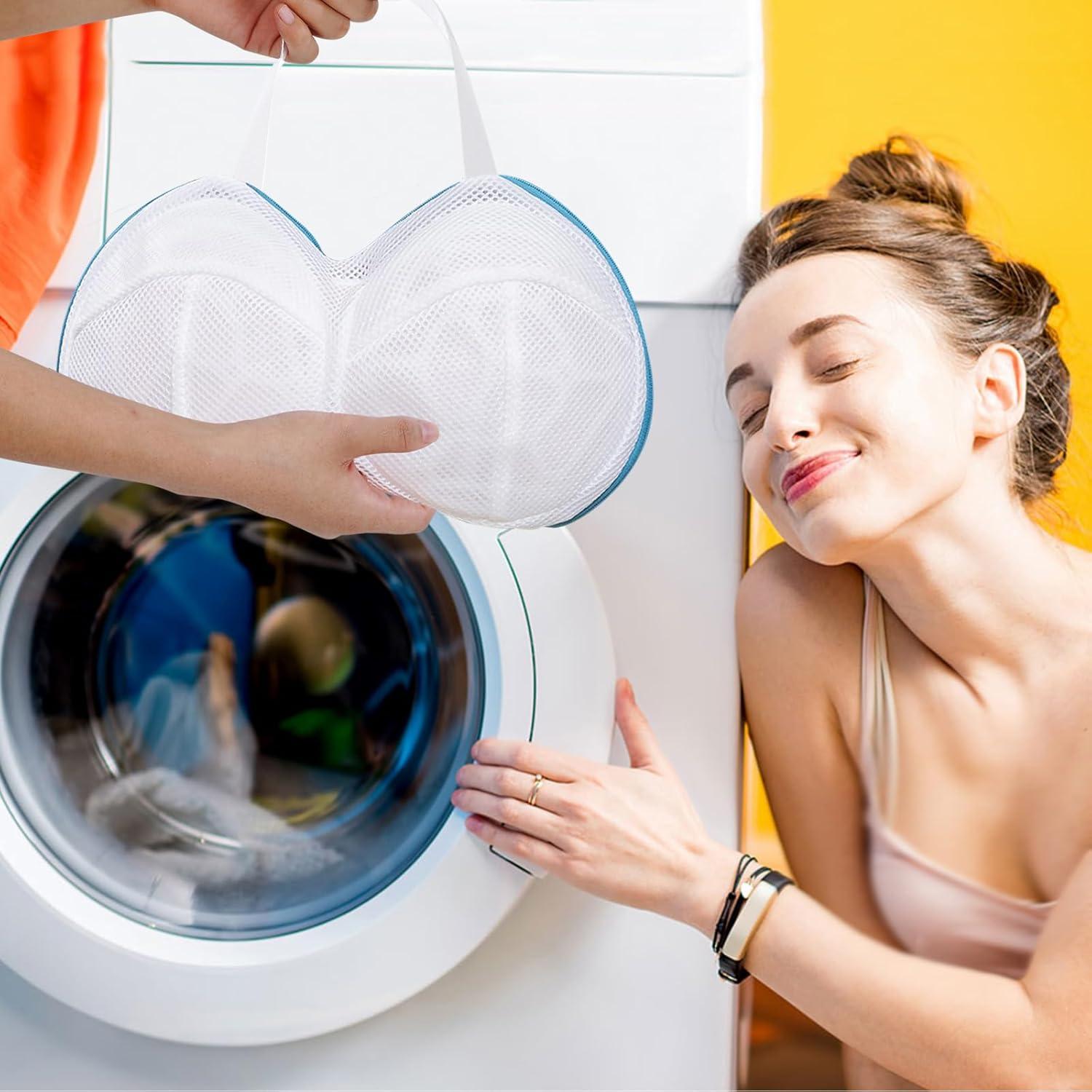Juego de 3 Bolsas de Lavado de Sujetadores Werduoland Azul