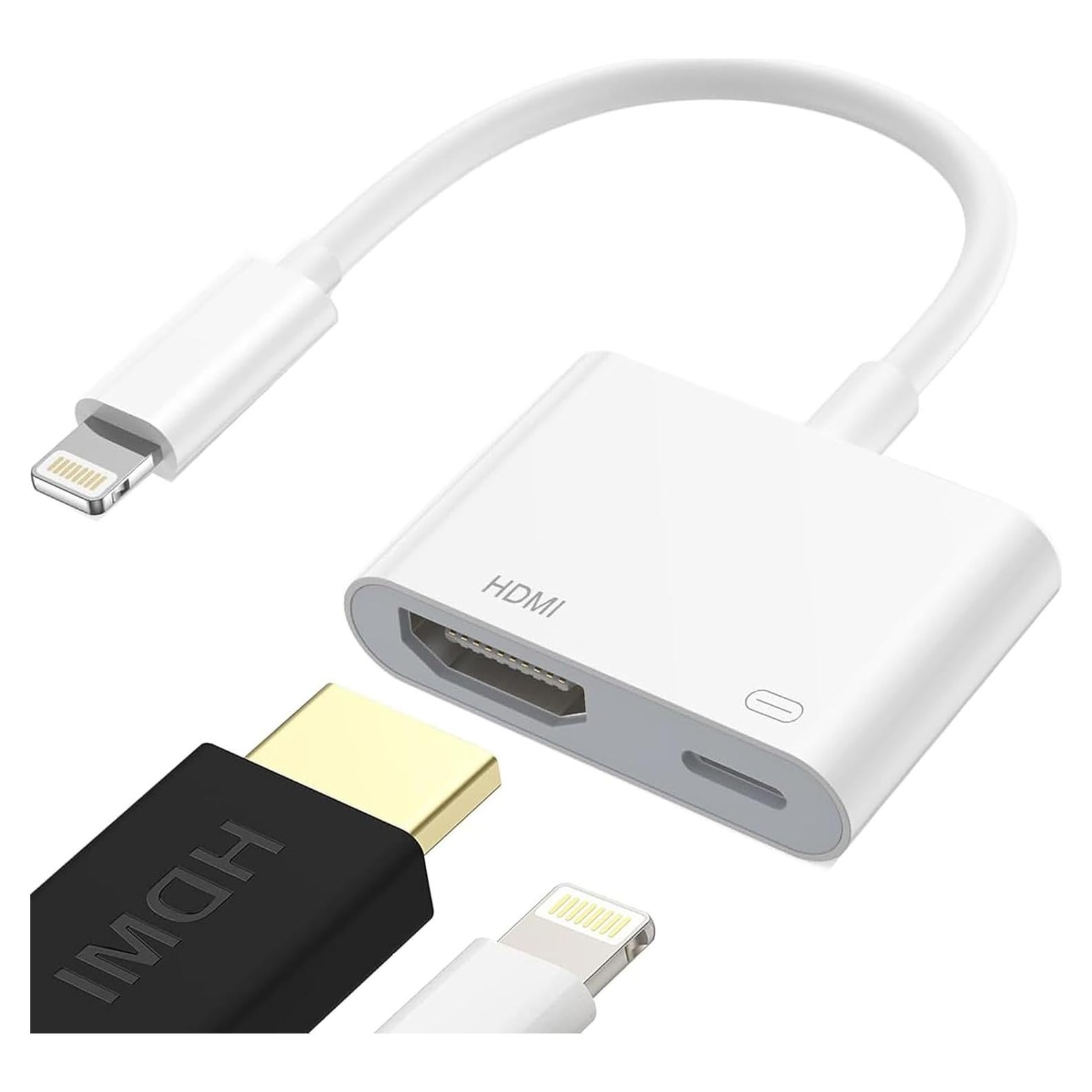 Adaptador Lightning a HDMI LIEZHUA HD01-NW 1080P Blanco