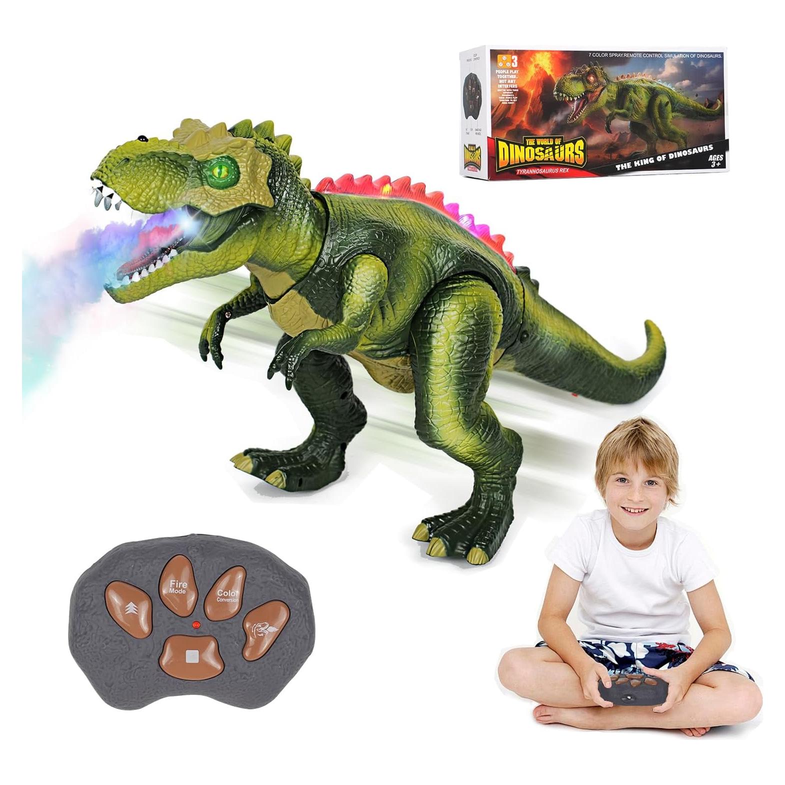 Dinosaurio RC LICHENG T Rex con Luz y Rugidos 3-8 Años