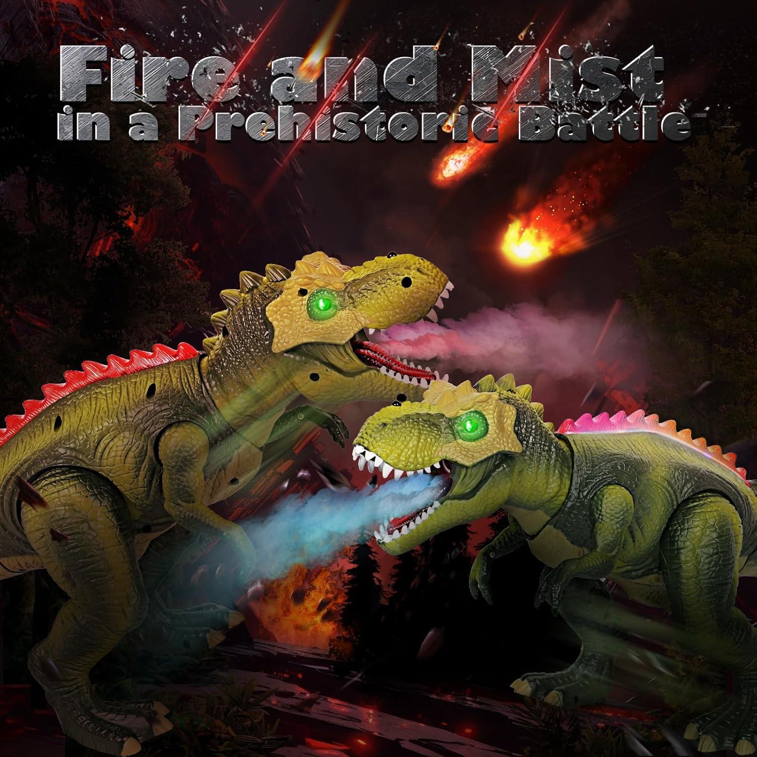 Dinosaurio RC LICHENG T Rex con Luz y Rugidos 3-8 Años