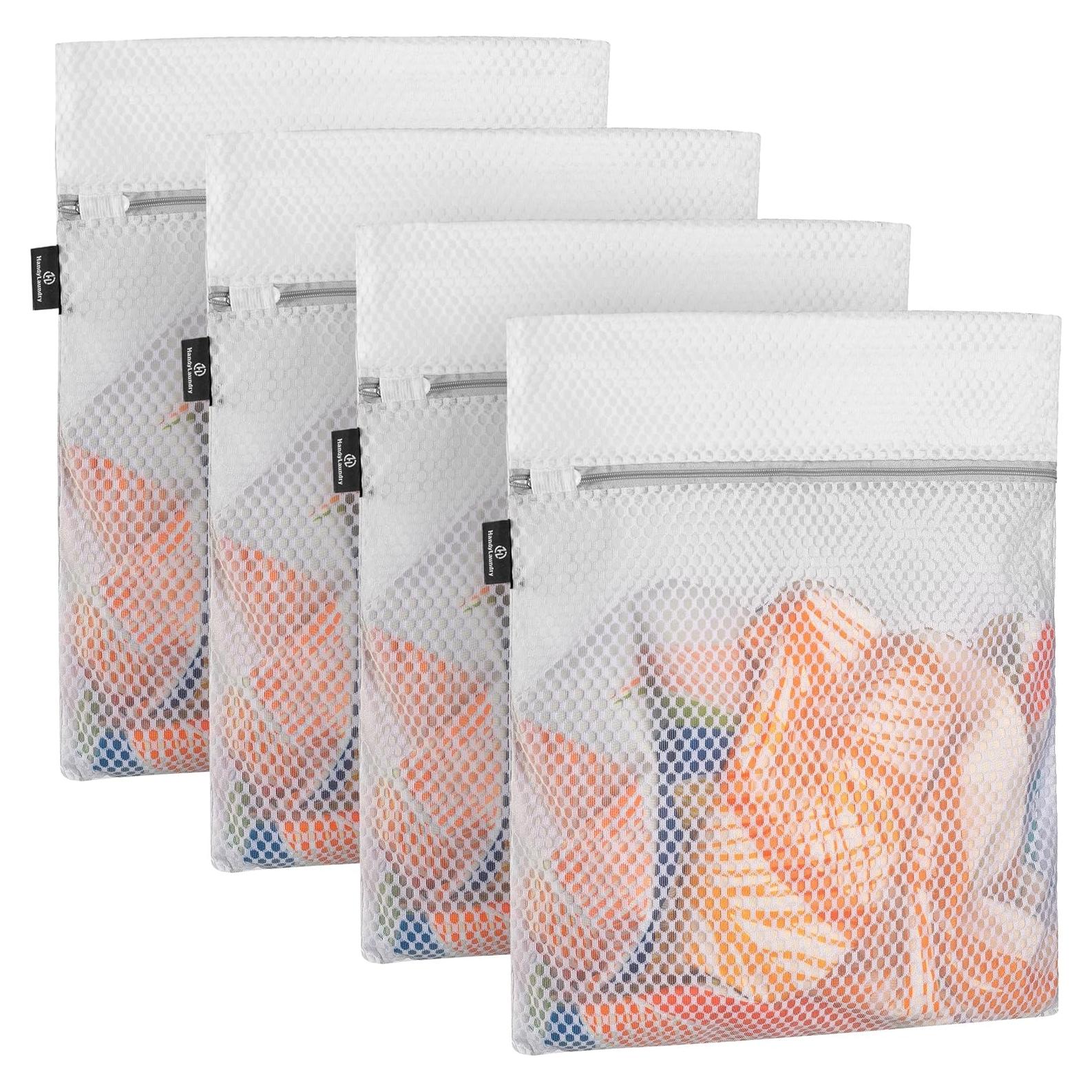 Bolsas de Malla con Cremallera Handy Laundry - 4 Unidades - 30 x 40 cm