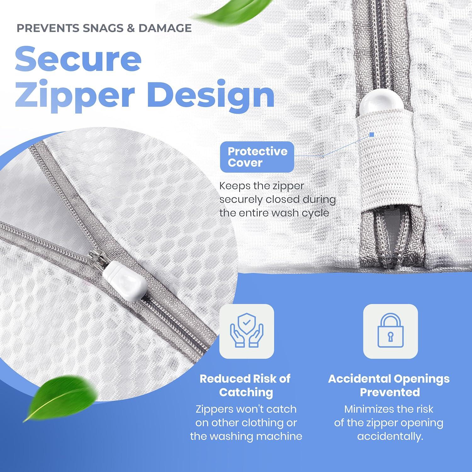 Bolsas de Malla con Cremallera Handy Laundry - 4 Unidades - 30 x 40 cm