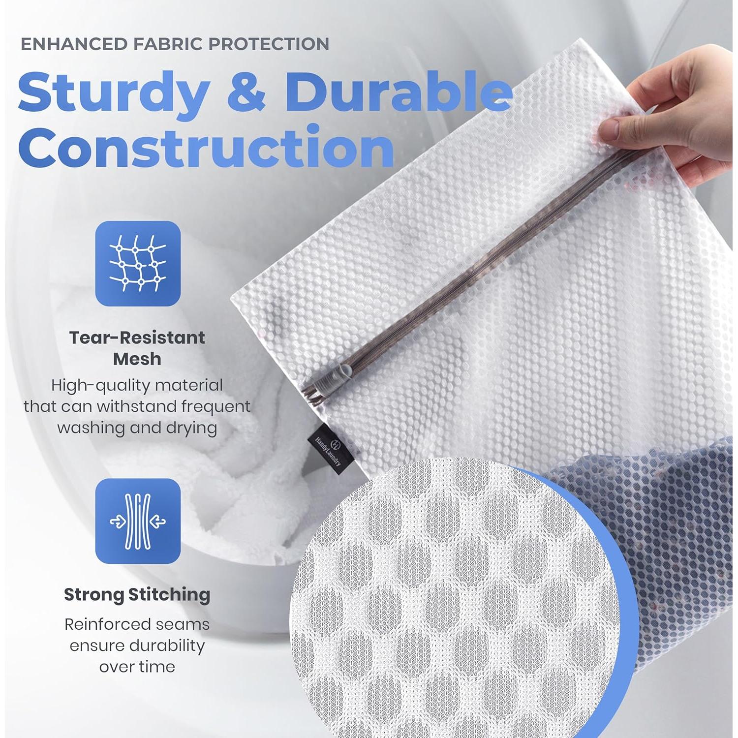 Bolsas de Malla con Cremallera Handy Laundry - 4 Unidades - 30 x 40 cm