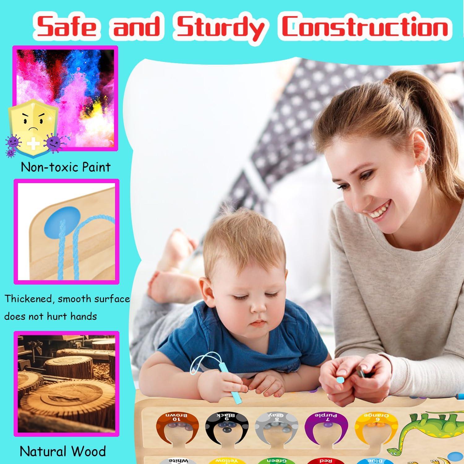 Laberinto Magnético HONGID para Niños 2-5 Años Educativo