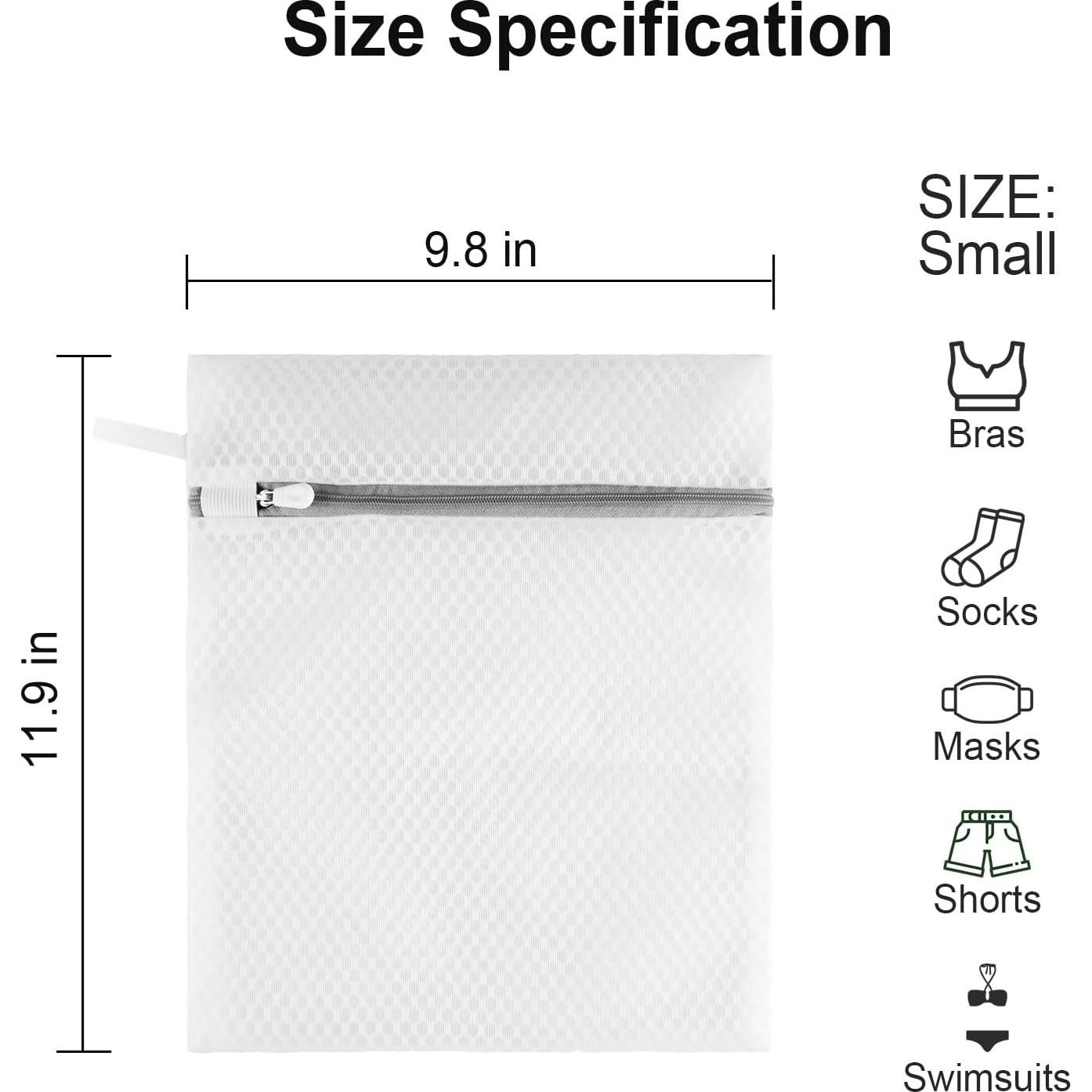 Bolsas de Lencería MDSXO 3 Paquete 30x25 cm con Asa