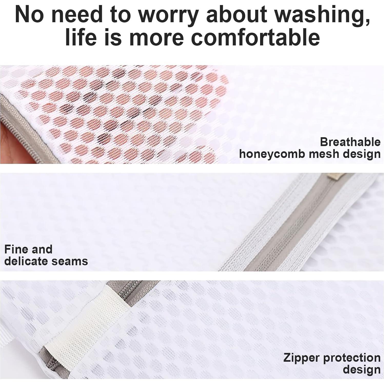 Bolsas de Lencería MDSXO 3 Paquete 30x25 cm con Asa