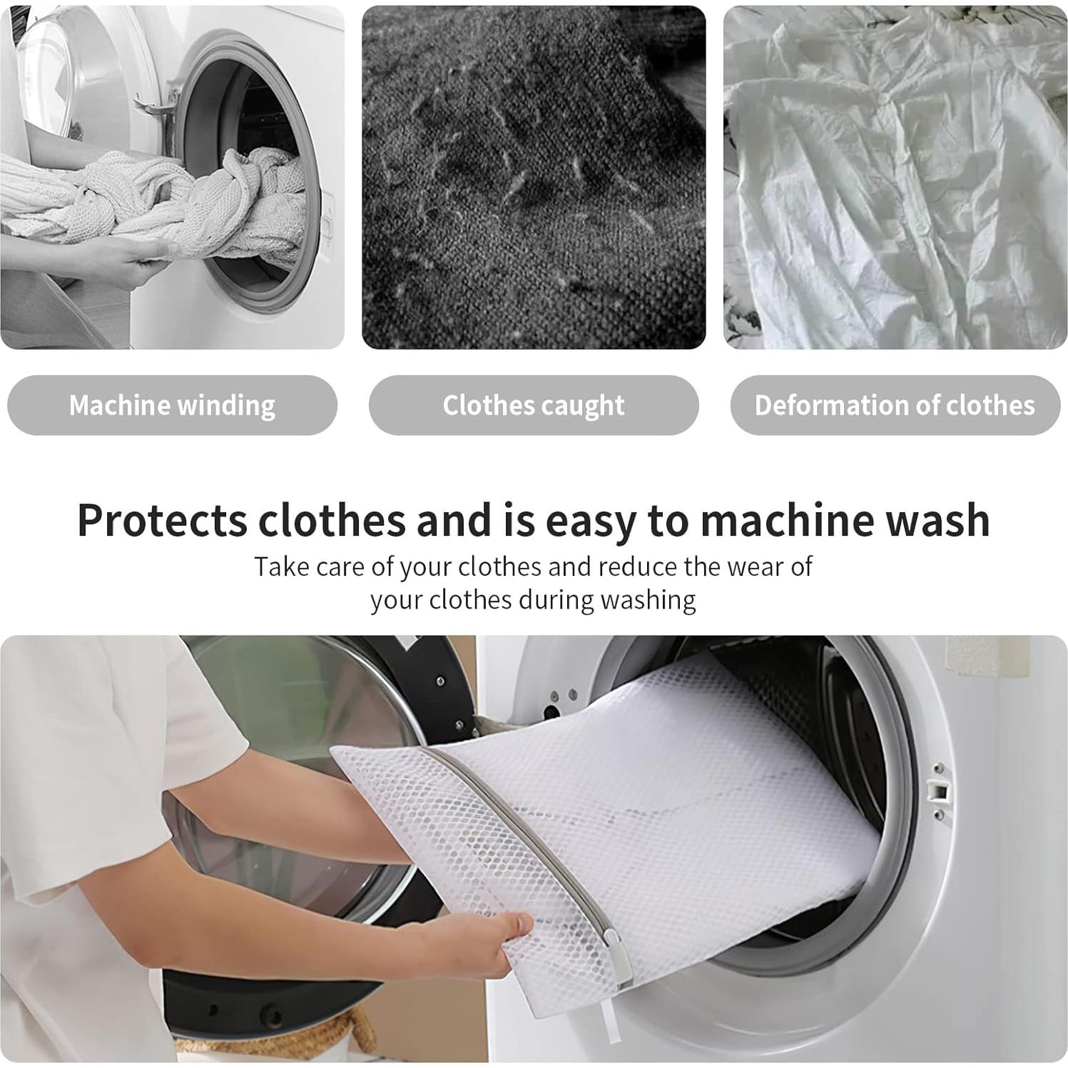 Bolsas de Lencería MDSXO 3 Paquete 30x25 cm con Asa