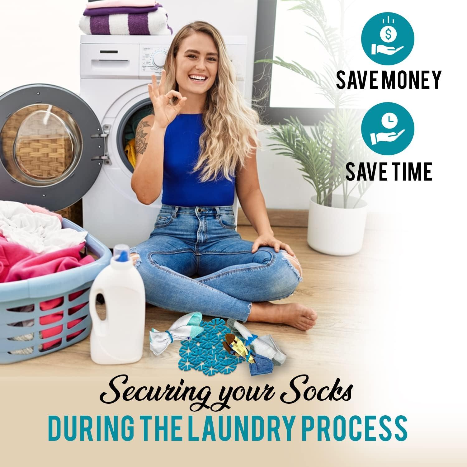 Anillos Sujetadores de Calcetines SNIPSIE - 20 Unidades Azul