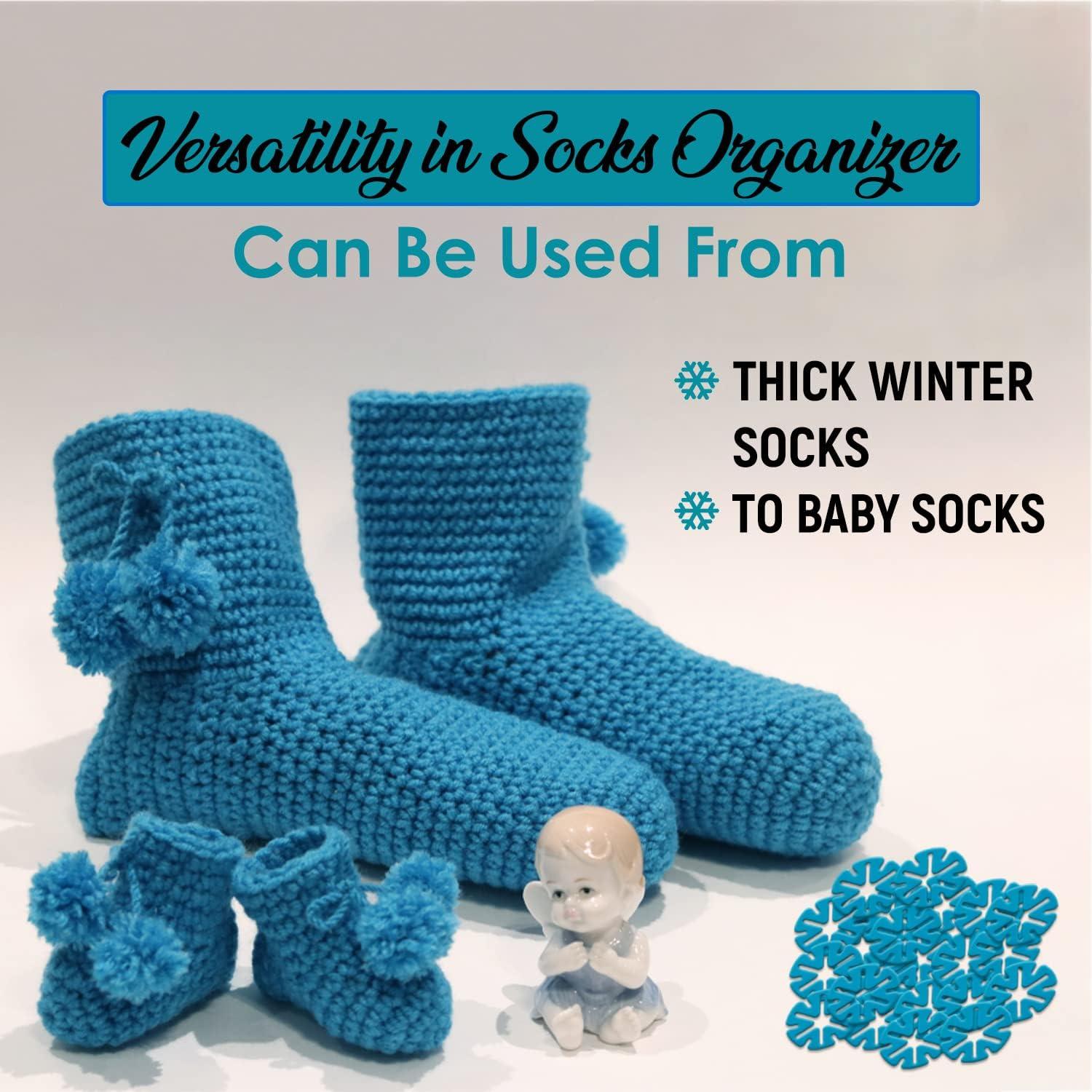 Anillos Sujetadores de Calcetines SNIPSIE - 20 Unidades Azul