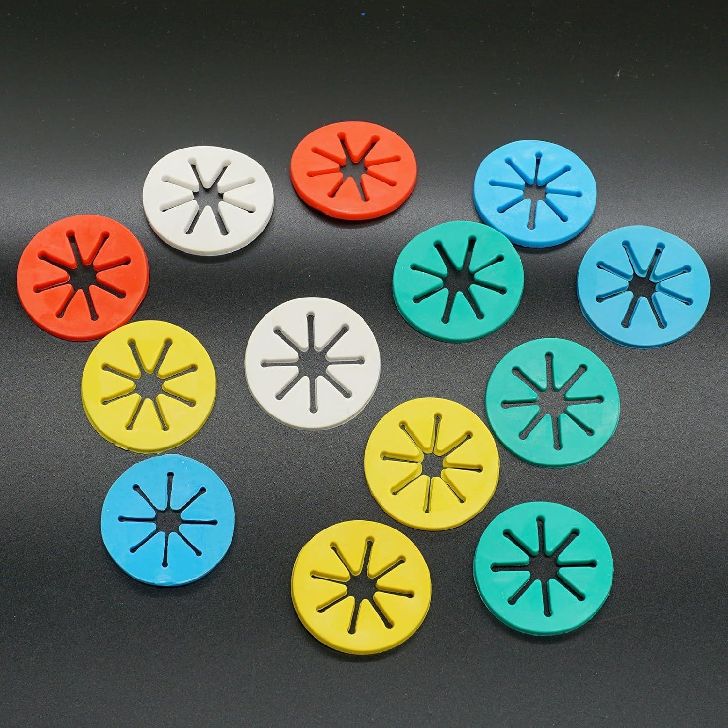 Cooplay 40 Clips Sujetadores de Calcetines Multicolor 10 Pcs