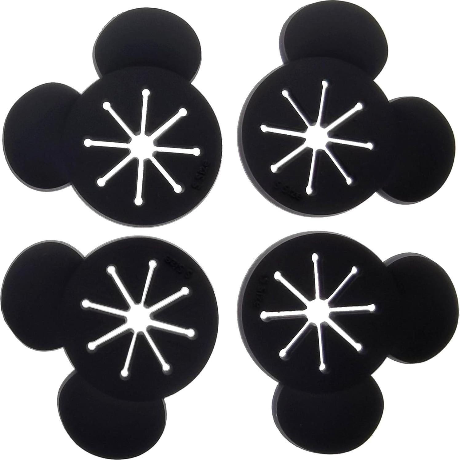 Cooplay 20 Anillos Sujetadores de Calcetines Silicona