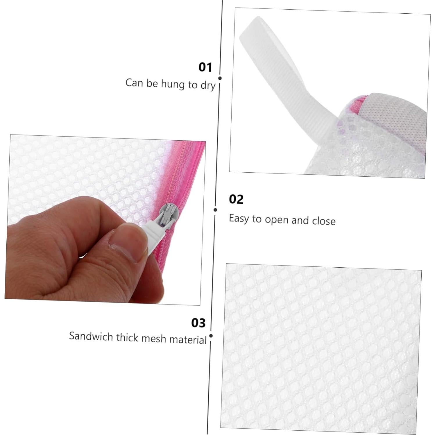 Bolsa de Lavandería de Malla JOINPAYA 6 Piezas 12x12cm