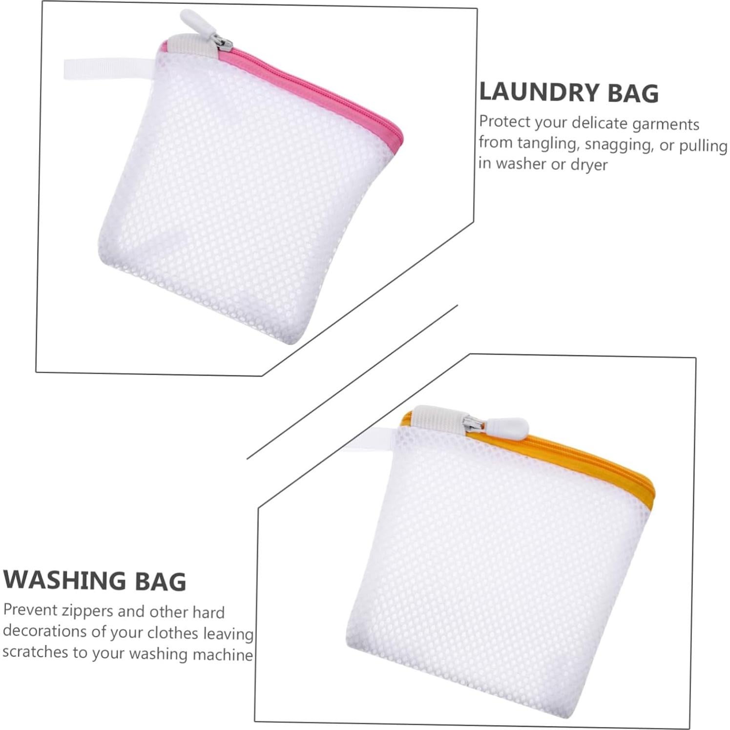 Bolsa de Lavandería de Malla JOINPAYA 6 Piezas 12x12cm