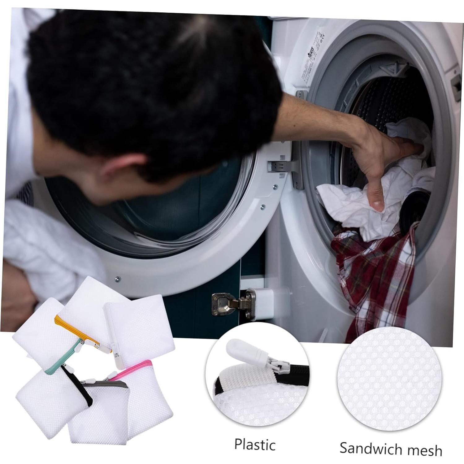 Bolsa de Lavandería de Malla JOINPAYA 6 Piezas 12x12cm