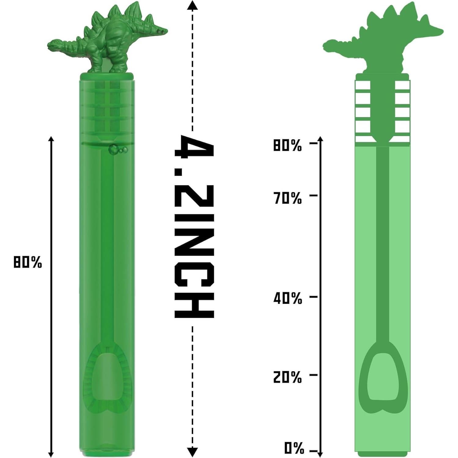 Varitas de Burbujas de Dinosaurio MAPIXO - Paquete de 32 Mini Juguetes