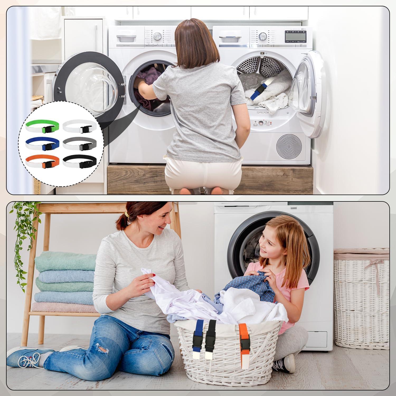 Correas de Lavandería PEUTIER 6 Piezas 48x2.5cm Multicolor