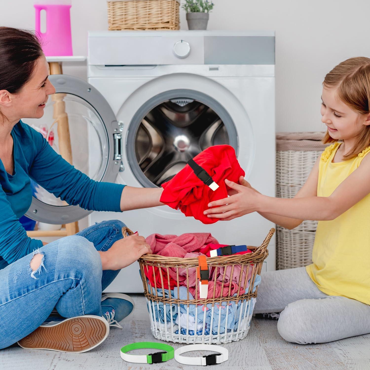 Correas de Lavandería PEUTIER 6 Piezas 48x2.5cm Multicolor