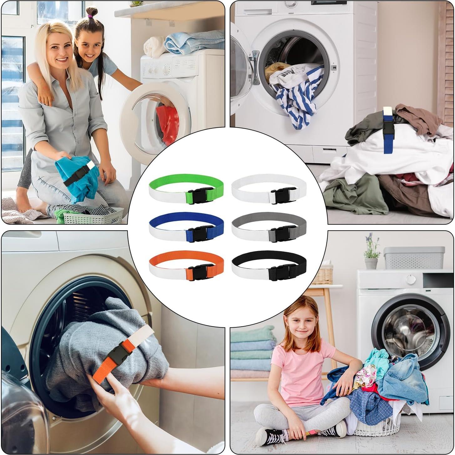 Correas de Lavandería PEUTIER 6 Piezas 48x2.5cm Multicolor