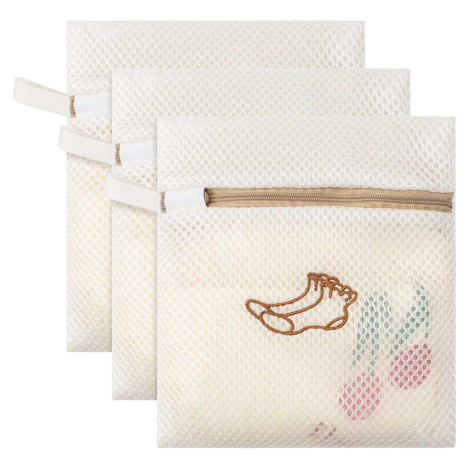 Paquete de 3 bolsas de lavandería MDSXO para calcetines