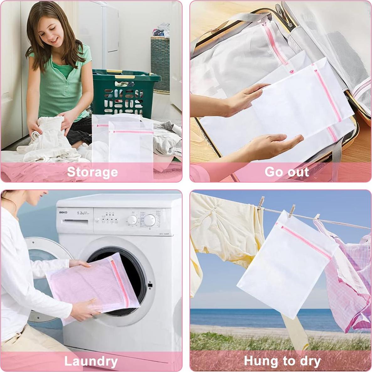 Bolsa de Lavandería de Malla GLSATEMAN 3 Piezas - Protección Ropa