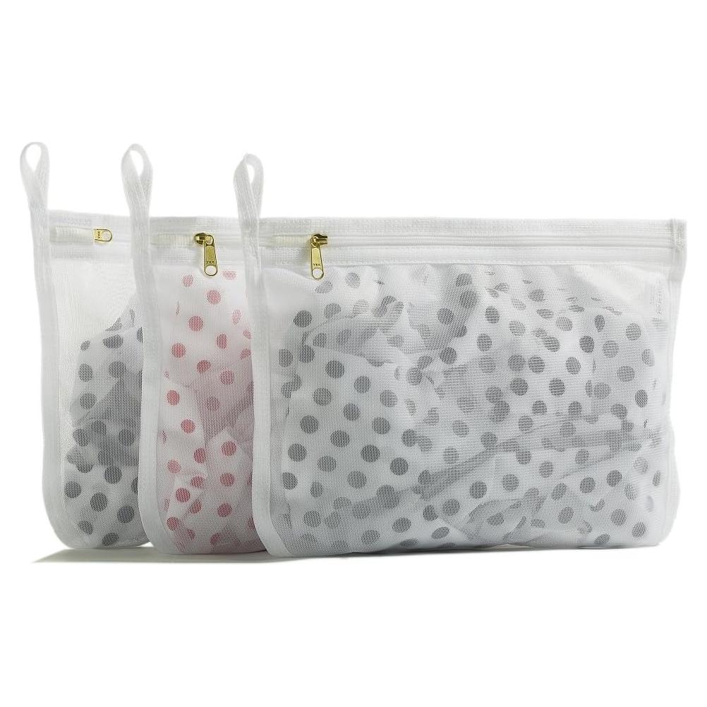 Bolsas de Lavandería Delicadas TENRAI - 3 Pequeñas, Blanco