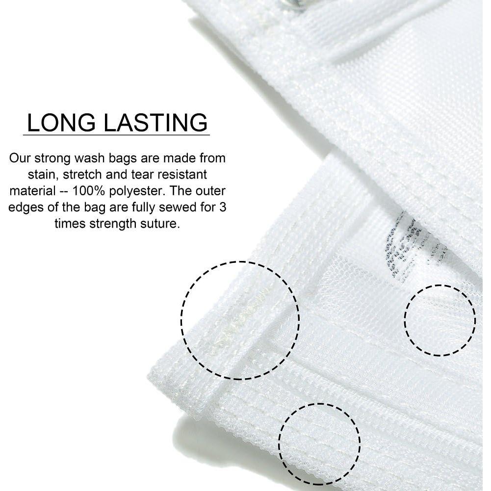 Bolsas de Lavandería Delicadas TENRAI - 3 Pequeñas, Blanco