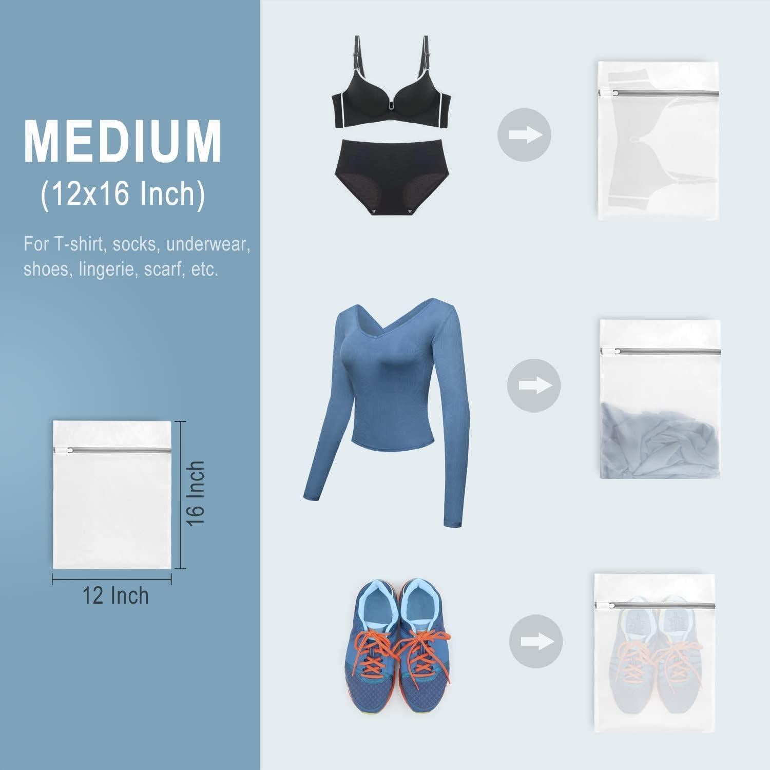 Bolsa de Lavandería Muchfun Malla Diamante 30x40cm 3 Pcs